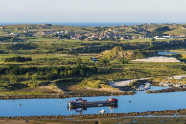 Bir nehir İspanya tarama tekne