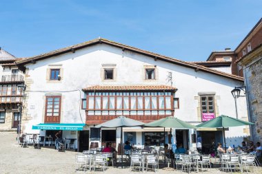 Restoran ve bar teraslar Comillas, İspanya