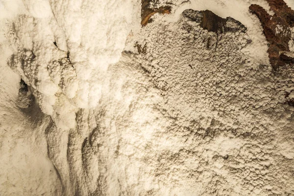 Ściana z soli lub potasu w kopalni, Hiszpania — Zdjęcie stockowe