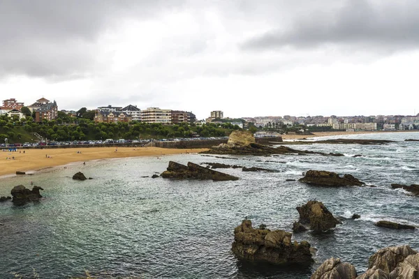 El Sardinero beach in Santander, Spain — Φωτογραφία Αρχείου