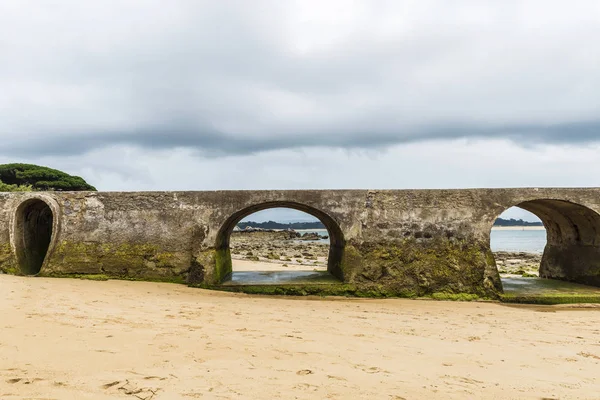 El sardinero strand in santander, spanien — Stockfoto