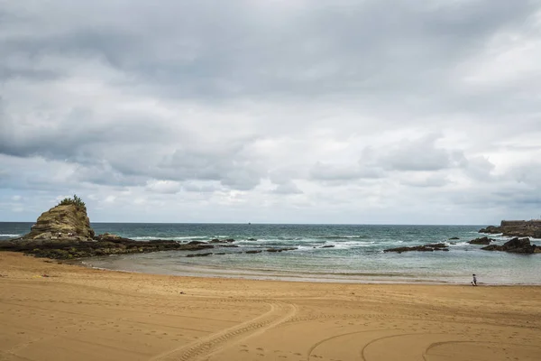 El Sardinero beach in Santander, Spain — Stok fotoğraf