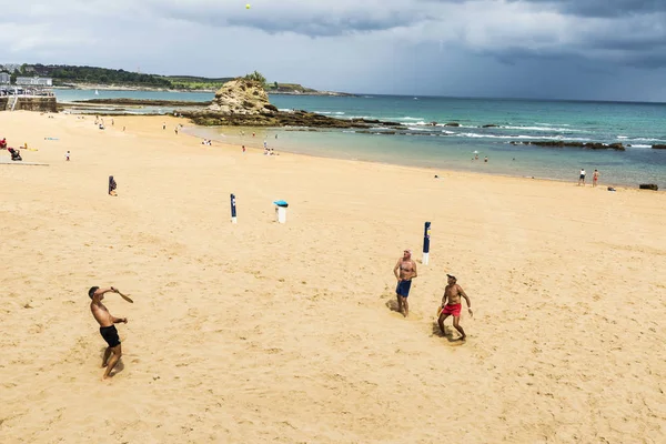 Spiaggia di El Sardinero a Santander, Spagna — Foto Stock