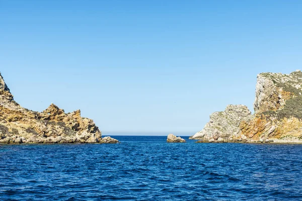 Rocce aride delle isole Medes, Spagna — Foto Stock