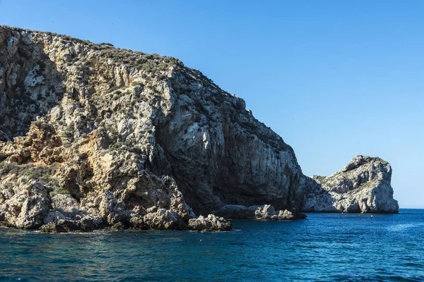 Rocce aride delle isole Medes, Spagna — Foto Stock