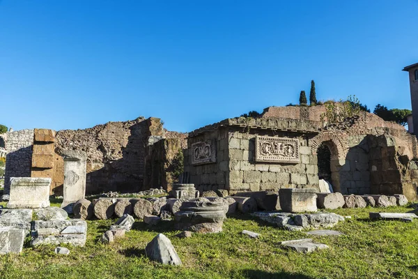 Rzymskie ruiny Palatino w Rzym, Włochy — Zdjęcie stockowe