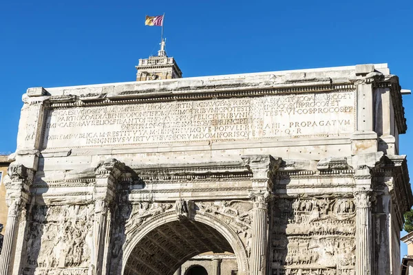 Αψίδα του Θριάμβου στη Ρώμη, Ιταλία — Φωτογραφία Αρχείου