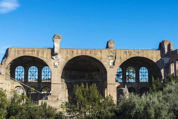 Romeinse ruïnes van het Palatino in Rome, Italië — Stockfoto