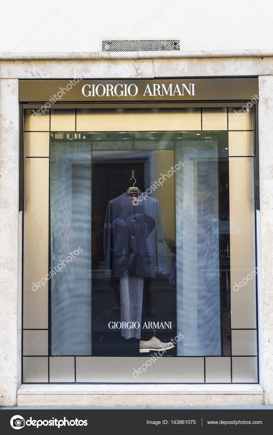 Giorgio Armani shop in Rome, Italy 