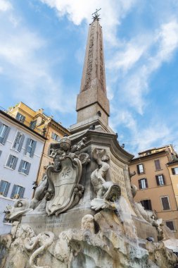 Roma, İtalya Piazza Navona dört Irmak Çeşmesi
