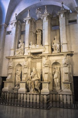 Michelangelo Roma, İtalya tarafından heykel Musa'nın Mermer heykel