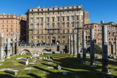 Roma, İtalya Roma kalıntıları görünümünü