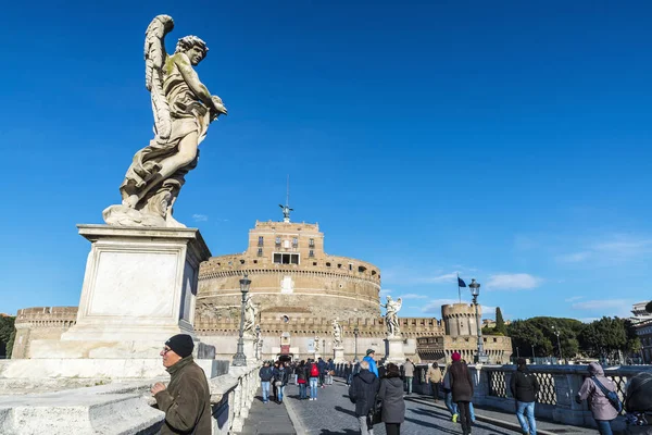 Kastil Sant Angelo di Roma, Italia — Stok Foto