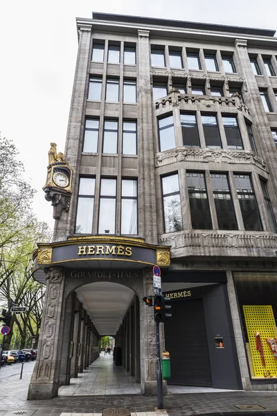 Hermes mağaza Dusseldorf, Almanya — Stok fotoğraf