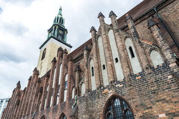 St Mary Kilisesi (Marienkirche), Berlin, Almanya — Stok fotoğraf