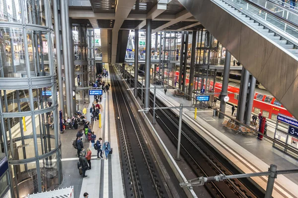 Estação Central de Berlim em Berlim, Alemanha — Fotografia de Stock