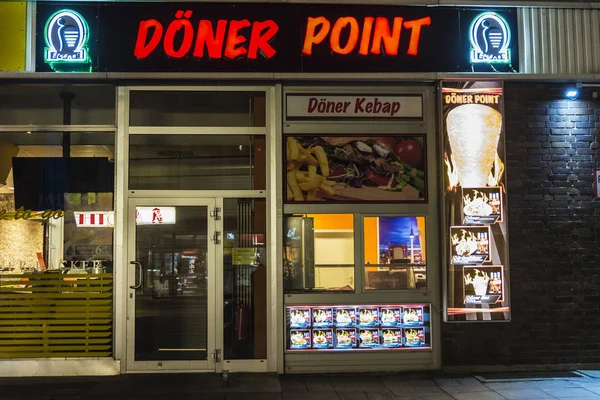 Doner kebap en Berlín, Alemania — Foto de Stock