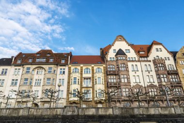 Klasik evler Dusseldorf, Almanya