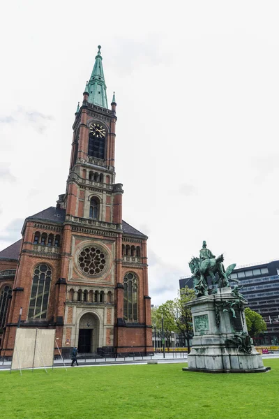 St John church (Johanneskirche) in Dusseldorf, Germany — Stok fotoğraf