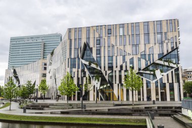 Dusseldorf, Almanya modern binalar