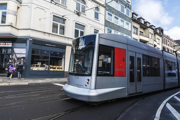 Tramvay Dusseldorf, Almanya — Stok fotoğraf