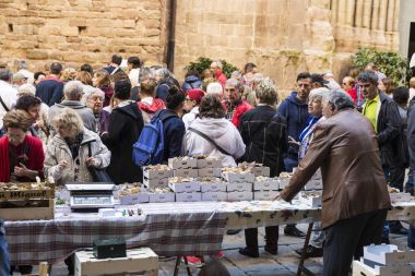 Mantar bit pazarı, Cardona, İspanya, İspanya