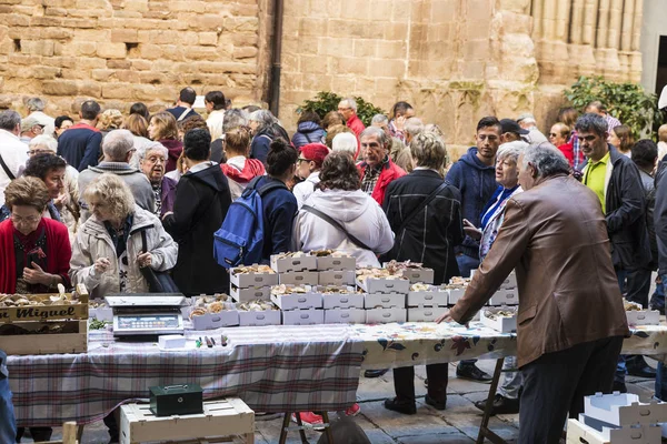 Mantar bit pazarı, Cardona, İspanya, İspanya