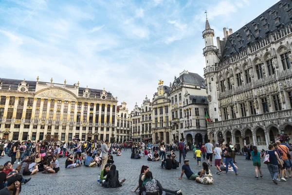View of the Grand Place in Brussels, Belgium — Stock Photo, Image