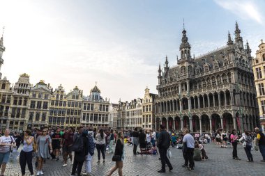 Görünümü Grand Place, Brussels, Belçika