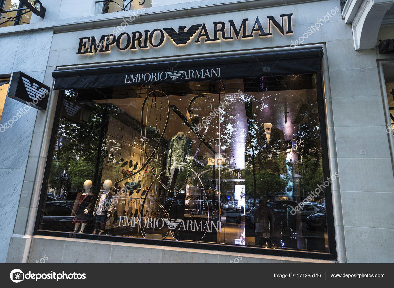 Emporio Armani shop in Brussels, Belgium – Stock Editorial Photo © J2R #171285116
