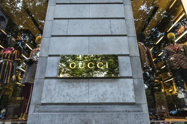 Gucci κατάστημα στις Βρυξέλλες, Βέλγιο — Φωτογραφία Αρχείου