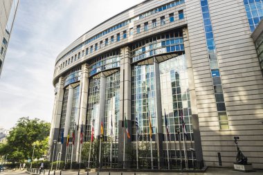 Brüksel, Belçika 'daki Avrupa Parlamentosu Binası