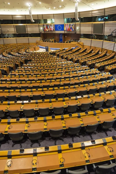 Europees Parlementsgebouw in Brussel, België — Stockfoto