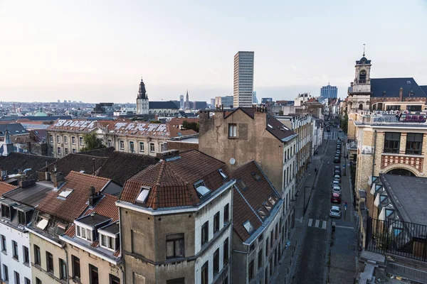 Pohled na Brusel, Belgie — Stock fotografie