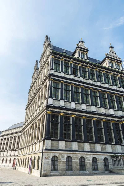 City hall średniowiecznego miasta Gandawa, Belgia — Zdjęcie stockowe