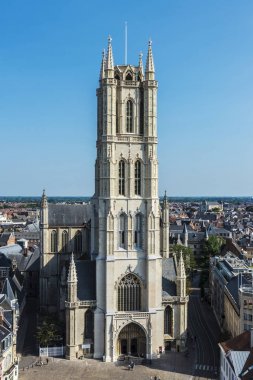 Cephe Saint Bavo Katedrali Ghent, Belçika