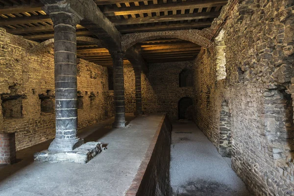 Gravensteen mittelalterliche Burg in Gent, Belgien — Stockfoto