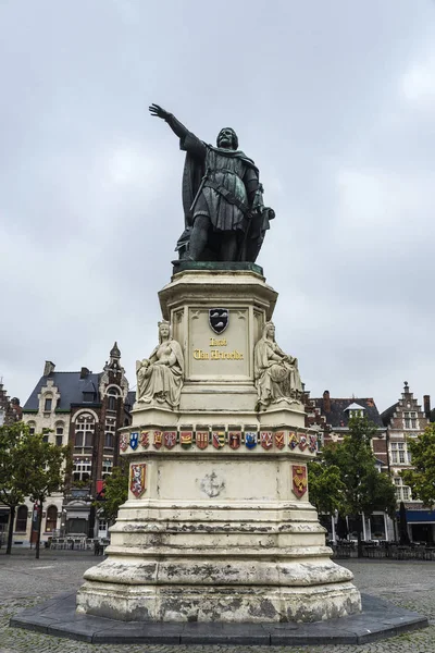 Statue de Jacob van Artevelde à Gand, Belgique — Photo