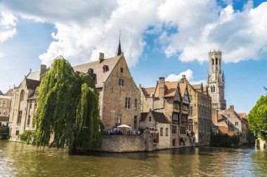 Rozenhoedkaai veya tesbih Dock Bruges, Belçika