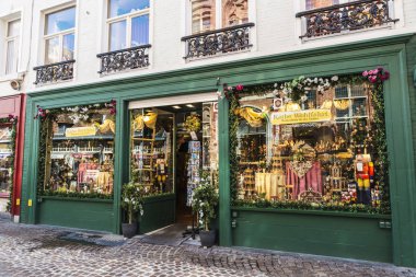 Hediyelik eşya mağazası Bruges, Belçika