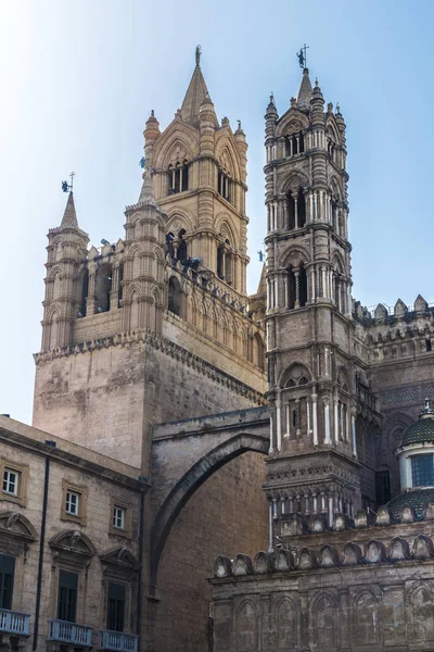 Palermo Kathedrale in Palermo, Sizilien, Italien — Stockfoto