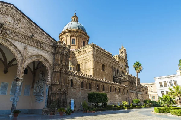 Palermos katedral i Palermo, Sicilien, Italien — Stockfoto