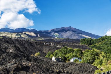 Etna Dağı, yanardağ yer Sicilya, İtalya