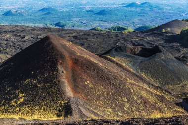 Etna Dağı, yanardağ yer Sicilya, İtalya