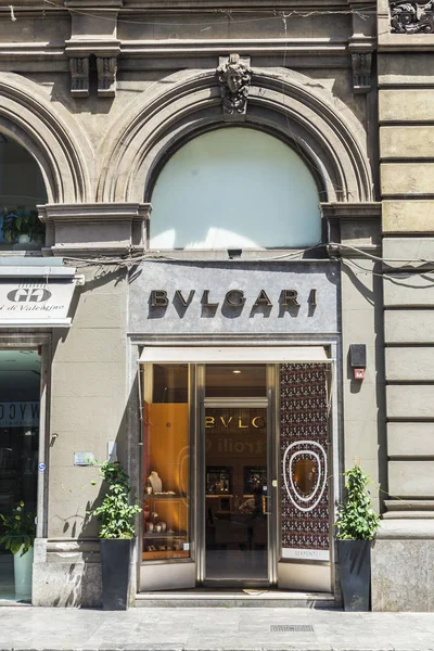 Bulgari winkel in Palermo in Sicilië, Italië — Stockfoto