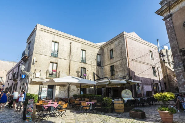 Rue de la vieille ville d'Erice, Sicile, Italie — Photo