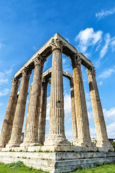 Tempio di Zeus Olimpico ad Atene, Grecia — Foto Stock