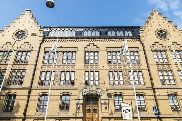Stará klasická budova v Malmö, Švédsko — Stock fotografie