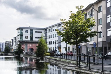İsveç, Malmö 'deki modern konut binaları 