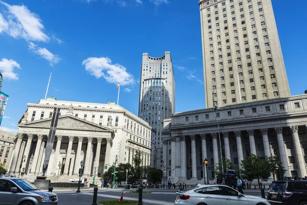 Foley Square en Manhattan, Nueva York, Estados Unidos — Foto de Stock